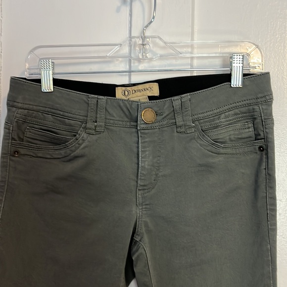 Democracy AB jeans sage green size 4 - Picture 2 of 8